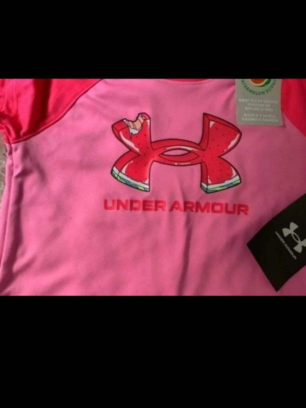 Under Armour Girls Pink Shorts & Tee Set Size 3T(NWT)